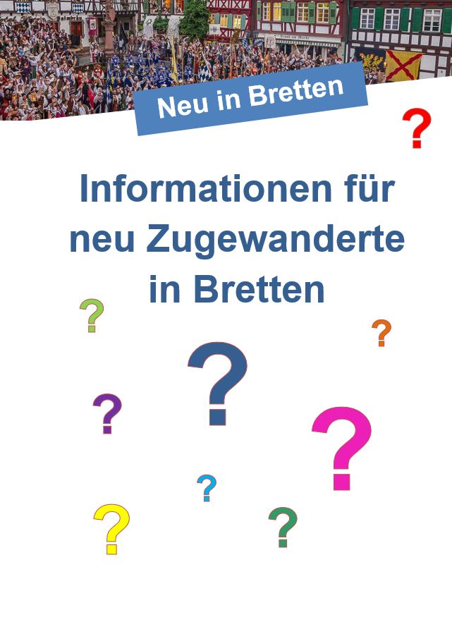 Deckblatt - Broschüre Neu in Bretten