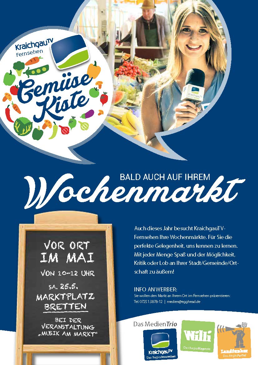 KraichgauTV - Gemüsekiste auf dem Wochenmarkt KraichgauTV - Gemüsekiste auf dem Wochenmarkt