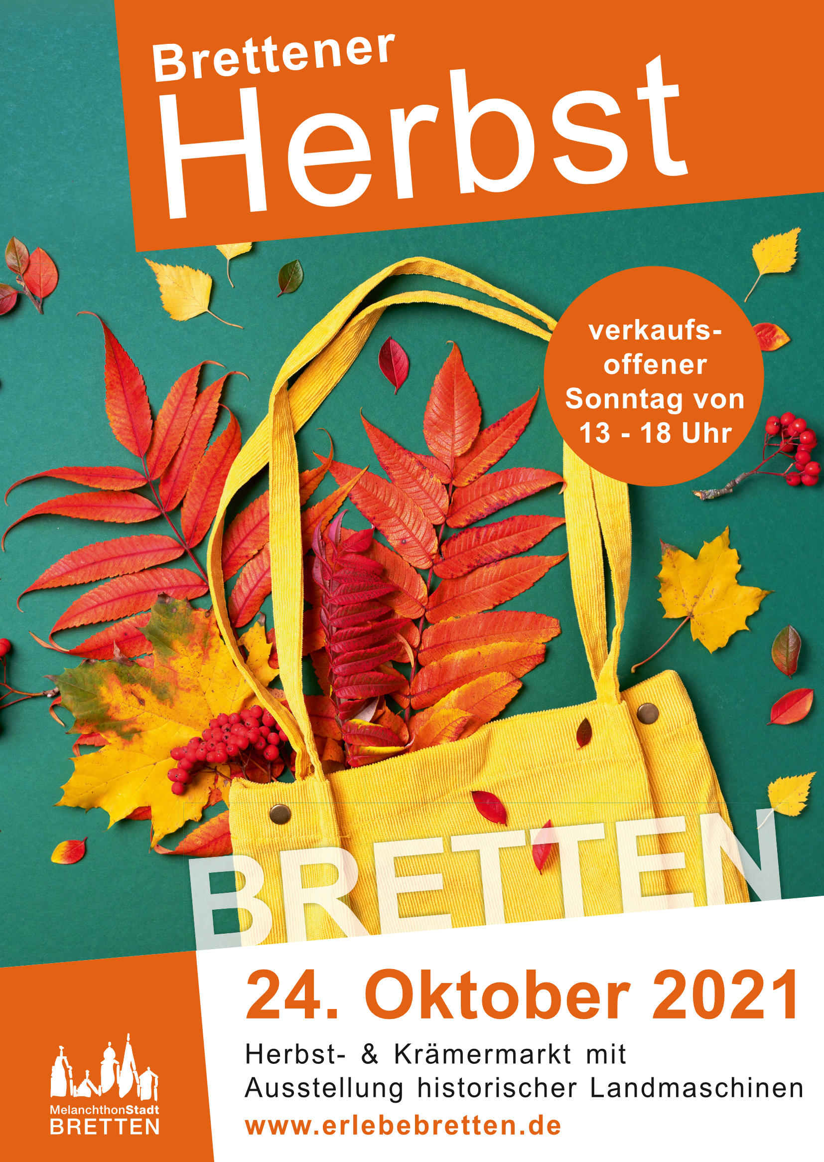 "Brettener Herbst" mit verkaufsoffenem Sonntag "Brettener Herbst" mit verkaufsoffenem Sonntag