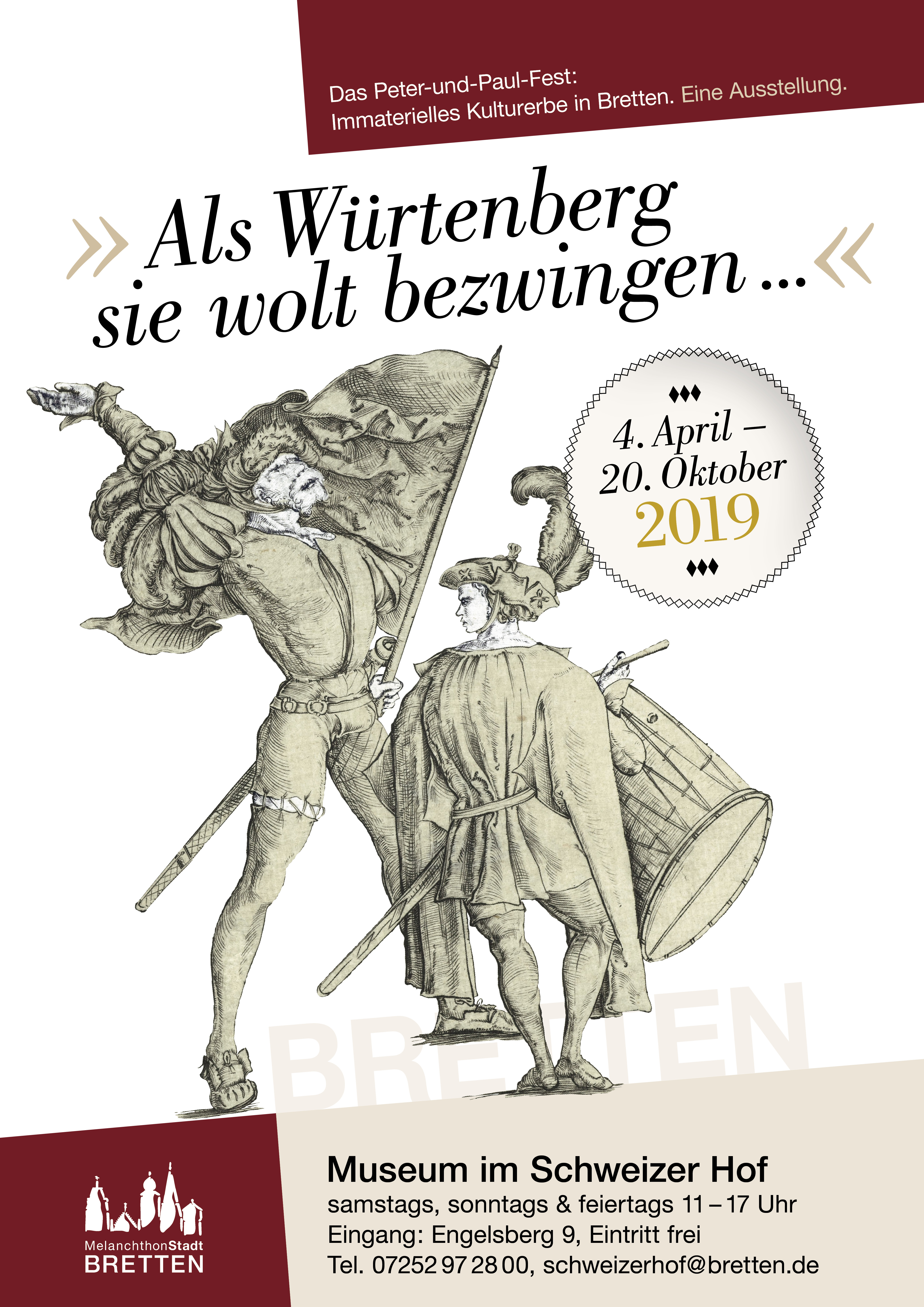 "»Als Würtenberg sie wolt bezwingen...«. Das Peter-und-Paul-Fest: Immaterielles Kulturerbe in Bretten. "»Als Würtenberg sie wolt bezwingen...«. Das Peter-und-Paul-Fest: Immaterielles Kulturerbe in Bretten.