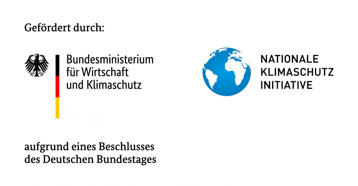 Logo BMWK und NKI Förderung