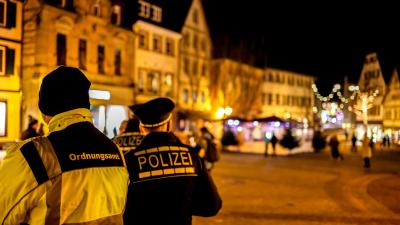 Ordnungsamt auf dem Marktplatz