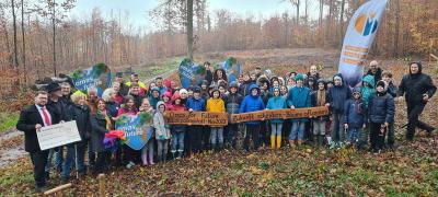 Baumpflanzaktion im Rinklinger Wald