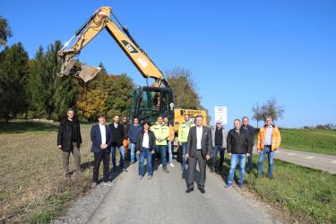 Besichtigung des Fortschritts der Flurneuordnung Nord