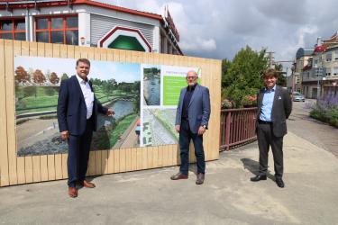 Rundgang mit Verkehrsminister Winfried Hermann