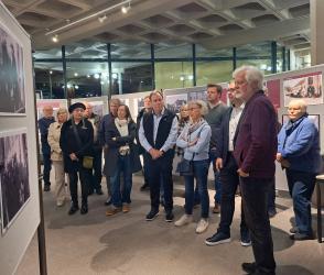 Vernissage der Ausstellung zur Deportation nach Gurs im Brettener Rathaus