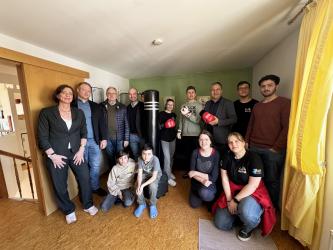 Spendenübergabe des Jugendgemeinderats Bretten an das Hohberghaus