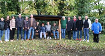 Jugendgemeinderat bei der Lebenshilfe mit Bürgermeister Nöltner und den Geschäftsführern Ulrich und Jochen Sämann