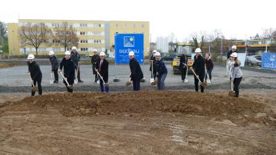 Spatenstich Mellert-Fibron-Areal