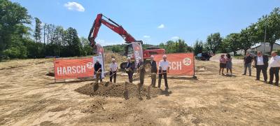 Spatenstich für das Baugebiet "Obere Krautgärten" in Bauerbach