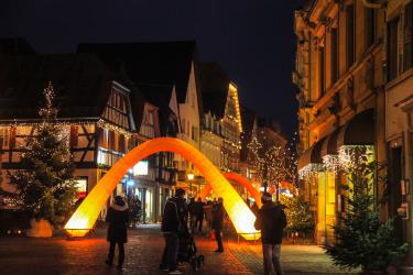 Fußgängerzone Weihnachten