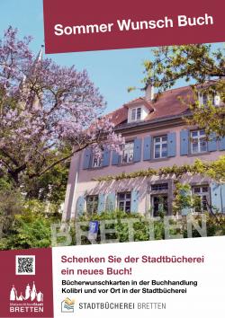 Plakat "Sommer Wunsch Buch"