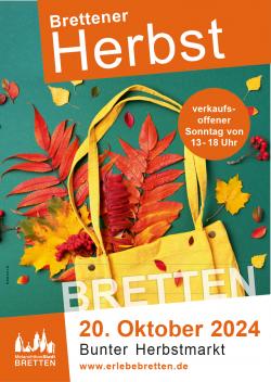 Plakat Brettener Herbst 2024