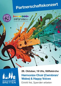 Plakat Partnerschaftskonzert