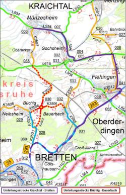 Umleitungsplan K3503