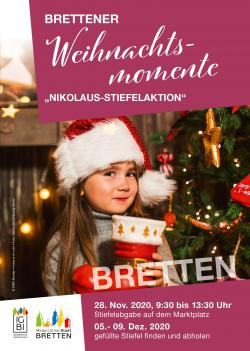 Plakat Nikolaus-Stiefelaktion