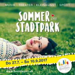 Plakat Sommer im Park