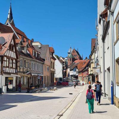 Umgestaltete Pforzheimer Straße